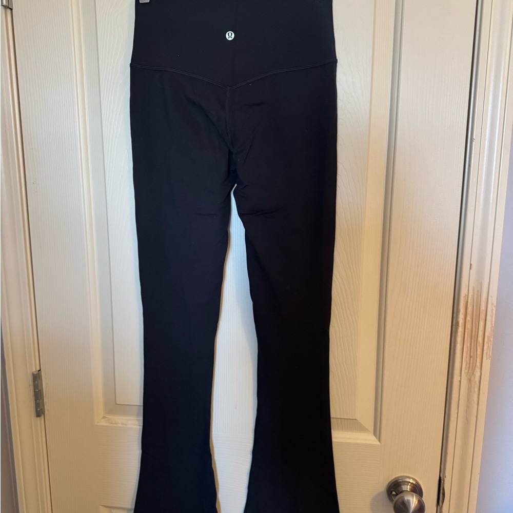 Lululemon Black High-Rise Flare Yoga Pants